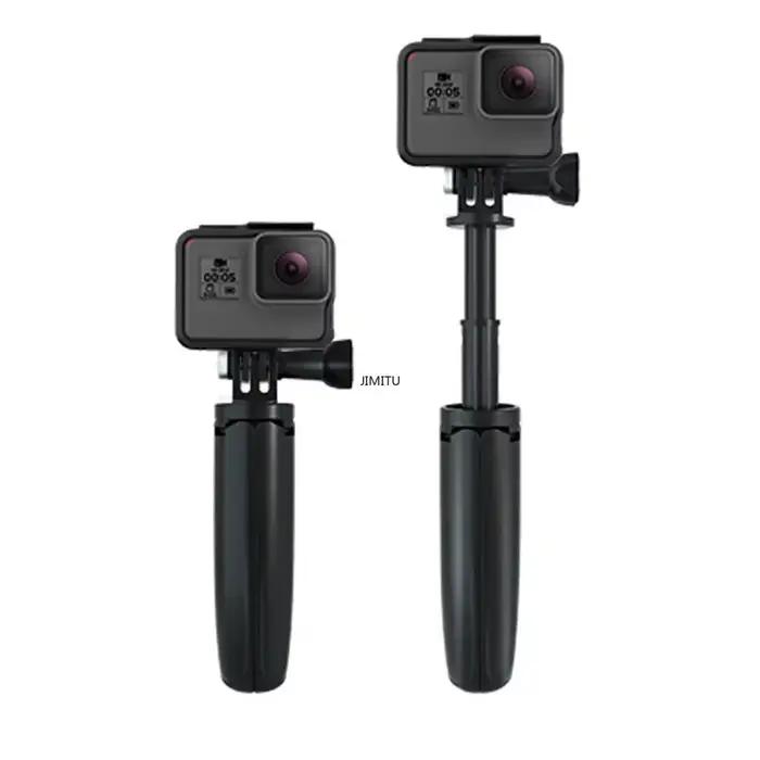Trépied pliable pour GoPro Vlog mini monopode portable noir compatible avec GoPro Hero 11 10 8 7 et autres caméras d'action occassions spéciales et voyages