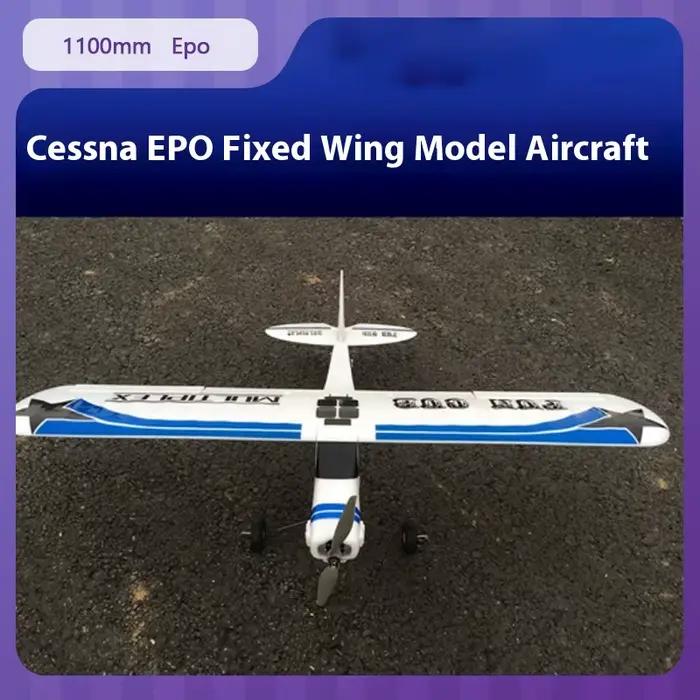 Avion RC EPO 1100mm Entraineur d'Ailes Fixes Avion Débutant Kit Prêt à Voler Jouet pour Enfants Occasions Spéciales