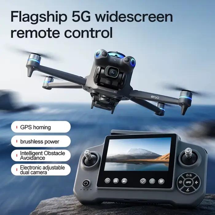 Drone professionnel GT60 4K GPS avec écran 4