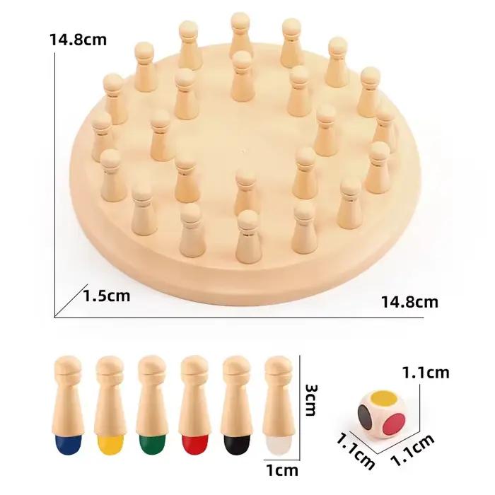 Jeu d'échecs mémoire, jouet éducatif précoce pour enfants, jeu de société de bureau parent-enfant pour garçons et filles, apprentissage en maternelle