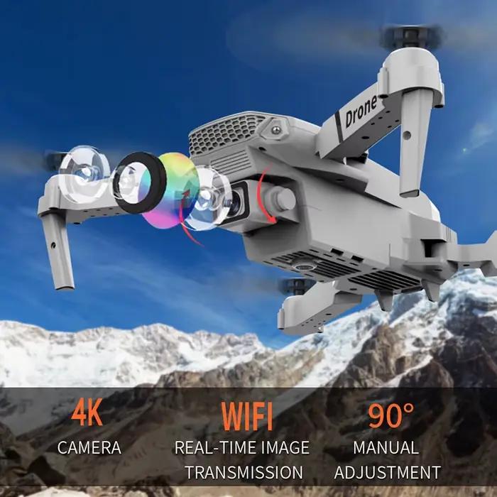 Drone RC miniature professionnel E88 à vente chaude