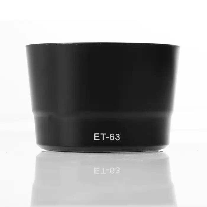Pare-soleil ET-63 pour objectif Canon EF-S 55-250mm protection contre reflets et éblouissement pour qualité d'image optimale occassions spéciales