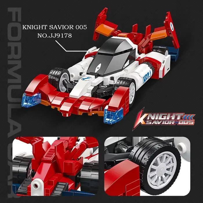 Ensemble de blocs de construction Cyber Formula Asurada & Super Asurada AKF-11 - Kit de modèle de voiture de course d'anime classique pour les fans