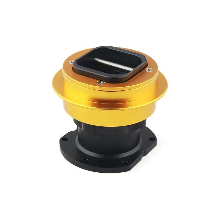 Accessoire de volant en aluminium pour bases de roue Fanatec avec mécanisme QR2 pour simulateurs de course et jeux de course occasionnels