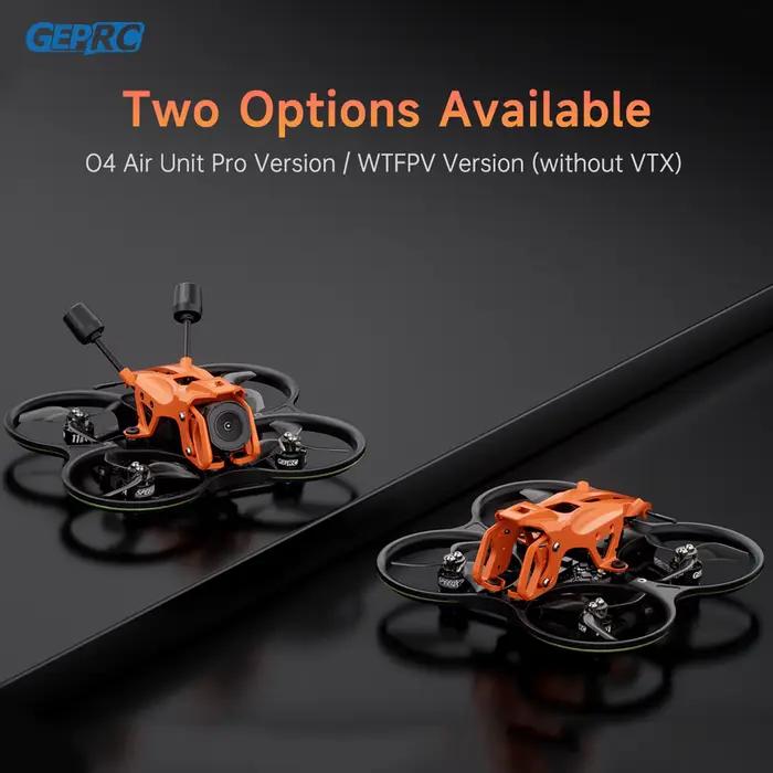 GEPRC DarkStar22 FPV Quadcopter O4 unité aérienne PRO /WTFPV SPEEDX2 1104 7500KV TAKER F405 ELRS2.4 AIO Orange gris RC Drone Freestyle