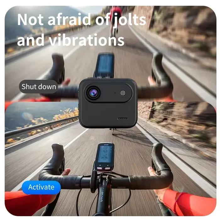 Caméra d'action Y360 avec écran rabattable Ultra HD 4K Stabilisation d'image Caméra de cyclisme Objectif Grand Angle Occasions Spéciales