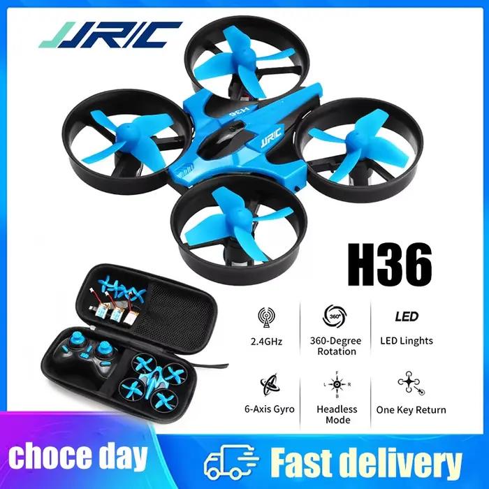 Drone JJRC H36 Mini RC avec Caméra GPS Haute Définition pour Capturer des Vues Panoramiques, Vol Autonomie et Évitement d'Obstacles Occasions Spéciales et Loisirs Familiaux