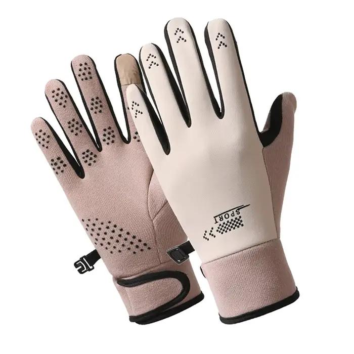 Gants de moto, équipement de protection, gants de course antidérapants, imperméables, coupe-vent, compatibles avec les écrans tactiles, gants chauds d'hiver à doigts entiers