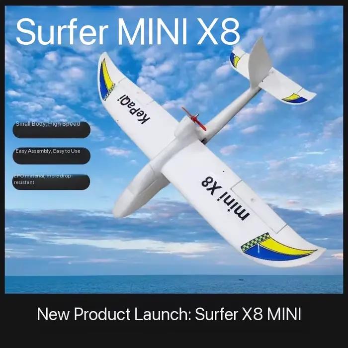 Avion modèle d'entraînement de niveau débutant Surfer X8mini