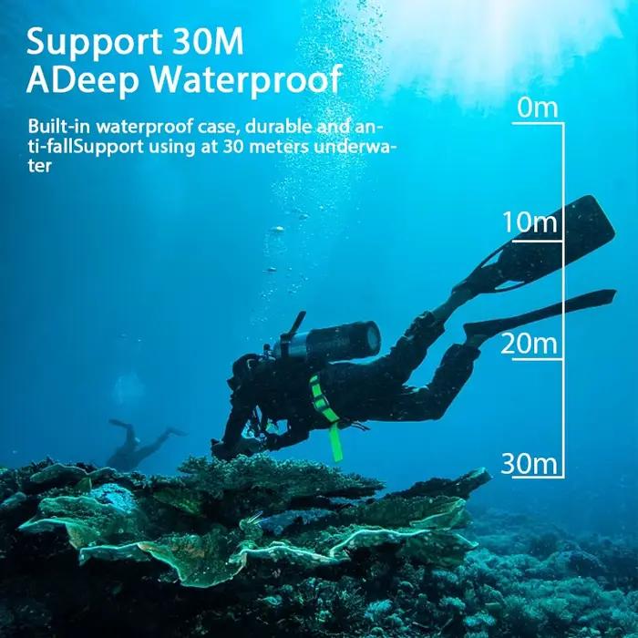 Caméra de sport étanche sous-marine multifonctionnelle