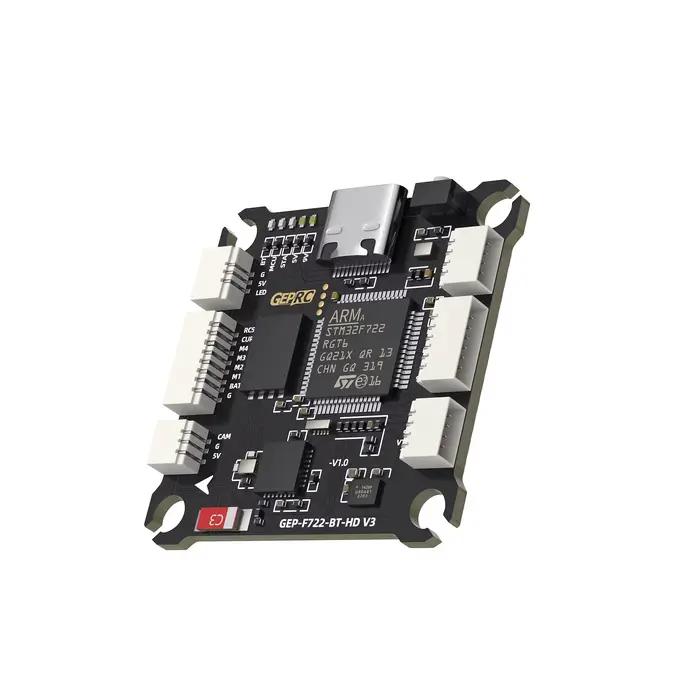 Contrôleur de vol gerpc GEP-F722-BT-HD V3 3-6S LiPo 36.9 × 36.9mm ICM42688-P pour Drone de course FPV télécommandé