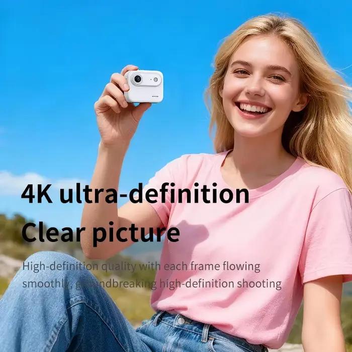 Caméra d'action Y360 avec écran rabattable Ultra HD 4K Stabilisation d'image Caméra de cyclisme Objectif Grand Angle Occasions Spéciales