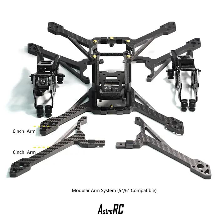 Drone FPV Freestyle 5 pouces en matériau composite pour avions à utiliser en intérieur et en extérieur pour les vols de loisir et compétitifs