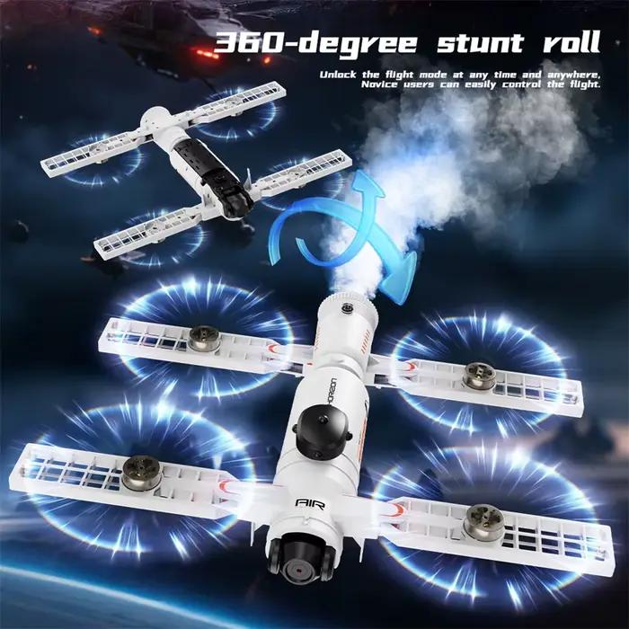 Caméra double HD professionnelle 5G sans balais 360° ° Drone RC Quadcopter 8K avec écran 4