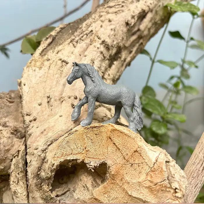 Modèle de cheval Ranch, jouet modèle de cheval réaliste, modèle de cheval simulé, adapté aux scènes de table de ferme et d'équitation, ferme et