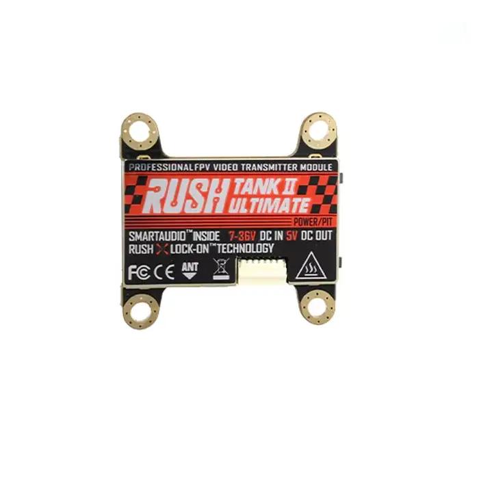 RUSH Tank II Ultimate VTX 5.8G 48CH RaceBand Pitmode 25mW 200mW 500mW 800mW réglable FPV VTX 2-8S pour avion de course RC