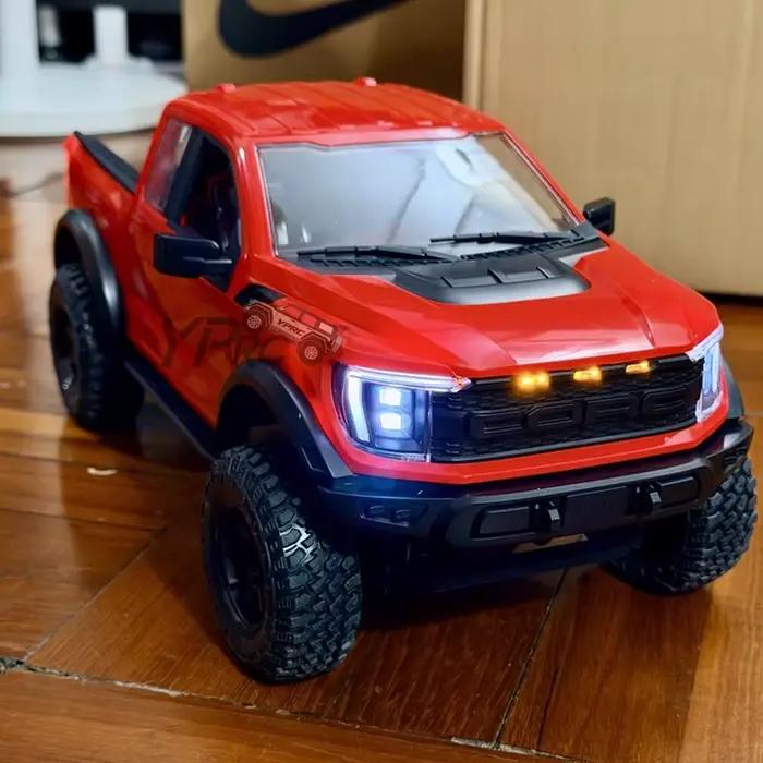 Voiture RC Hongxing Raptor F150 1:12 4x4 Hstar F150 Crawler RC avec engrenages entièrement métalliques, véhicule tout-terrain à l'échelle réelle pour l'escalade, jouets