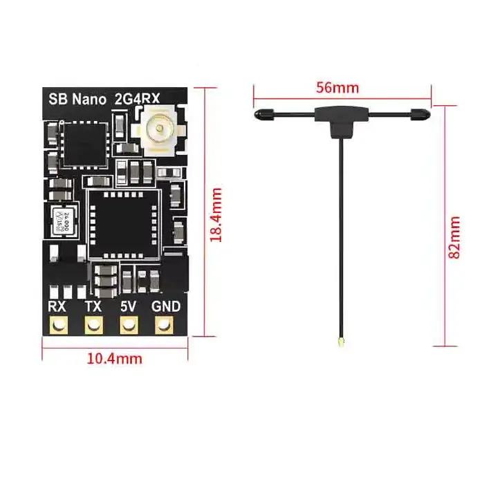 Récepteur SpeedyBee Nano 2.4G ExpressLRS ELRS pour Drones FPV Freestyle longue portée