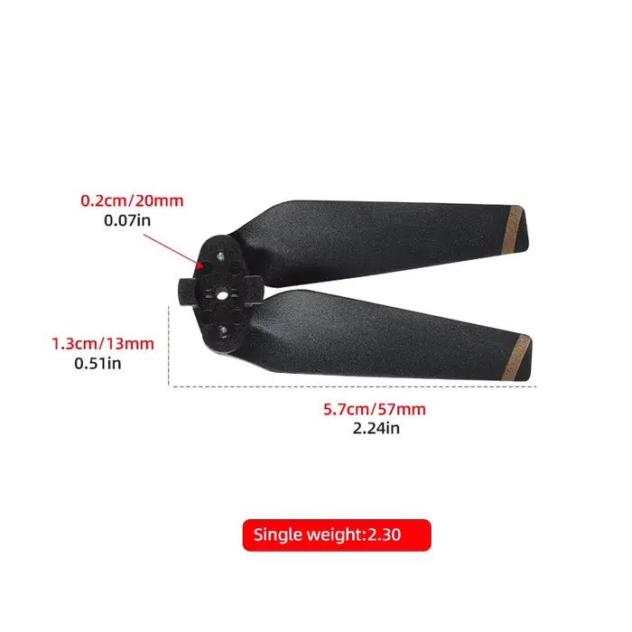 Copie 4 pièces/ensemble hélice pliante en Fiber de carbone à dégagement rapide 4730F pour accessoires de Drone DJI Spark