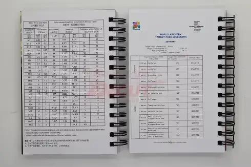 Livre de notation de tir à l'arc, livre de partition de cible pour l'entraînement, enregistrement de partition, cadeau de tir à l'arc