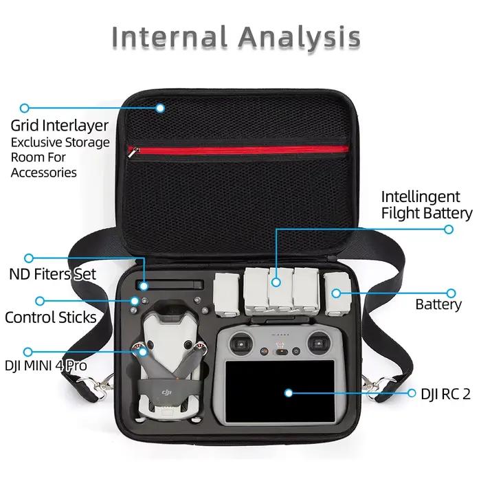 Pour DJI MINI 4 PRO Drone Sac de rangement portable