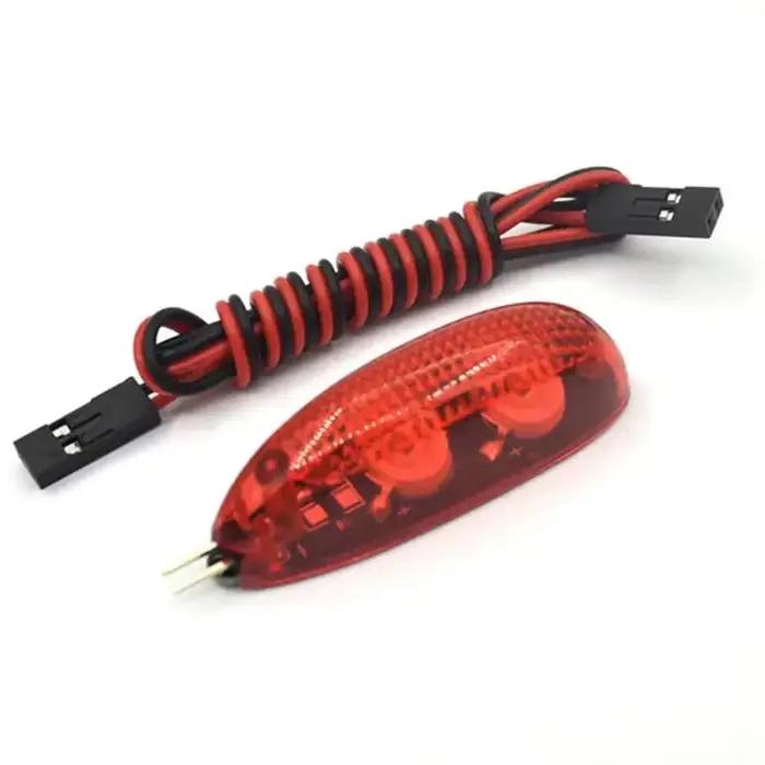 Veilleuse LED de Navigation intelligente 3W 5V/12V rouge/vert/blanc/bleu avec câble pour Drone RC