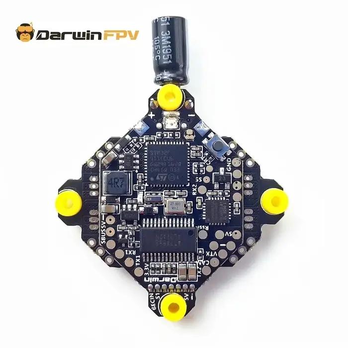 DarwinFPV F411 BL_S AIO contrôleur de vol Whoop Blheli_S Betaflight F4 15A OSD BEC BL_S 1-3S 4In1 ESC pour Drone RC course FPV