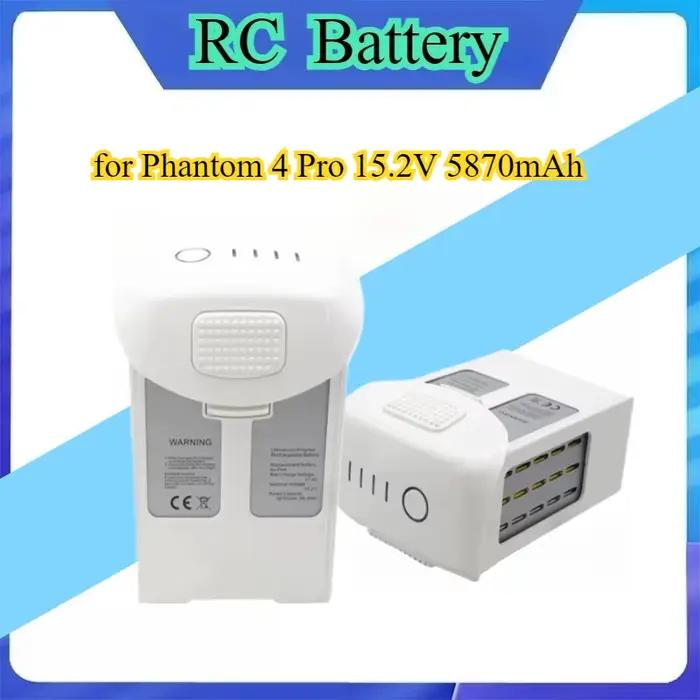 Batterie de vol intelligente 15.2V 5870mAh pour drone Phantom 4 Pro Series augmentant la durée de vie des vols pour explorations et captures photo ininterrompues