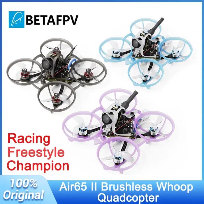 BETAFPV 2026 Air65 II ELRS 2.4G Quadricoptère Brushless Whoop Champion Racing Freestyle 1S Drone RC avec Batterie LavaⅡ320mAh 1S95C