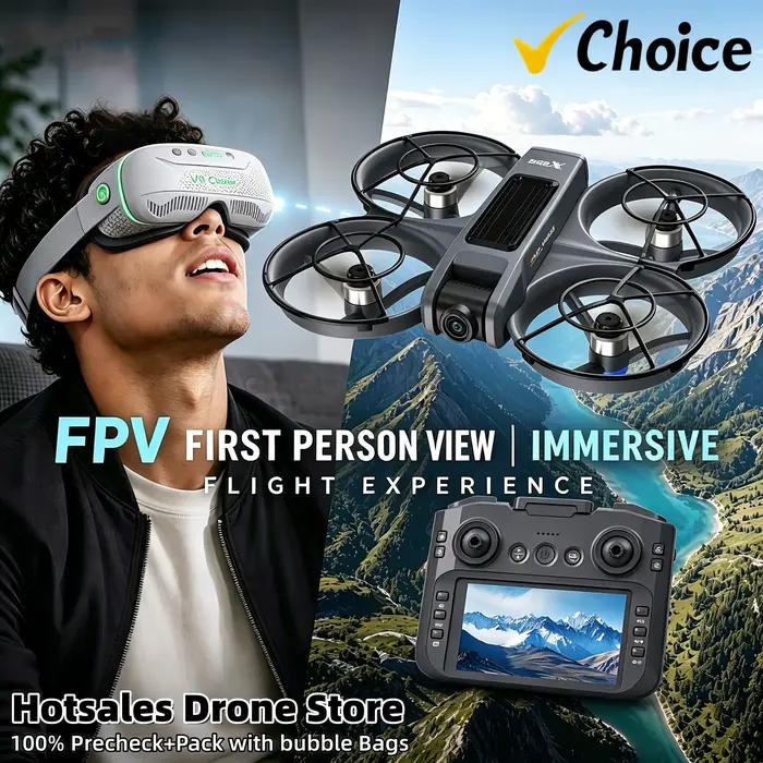 Drone VR de grande taille avec caméra 4K HD grand angle