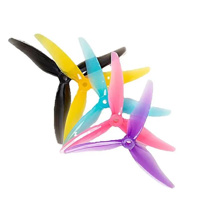 Paire d'helices Gemfan 51477 pour moteurs 2206-2407 5,1 pouces Freestyle Drone Racing Occasions Spéciales