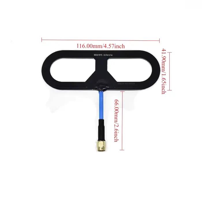 Antenne de Drone 3dBi 868MHz/915MHz SMA mâle omnidirectionnelle Anti-interférence modèle d'avion FPV avion de croisement aérien