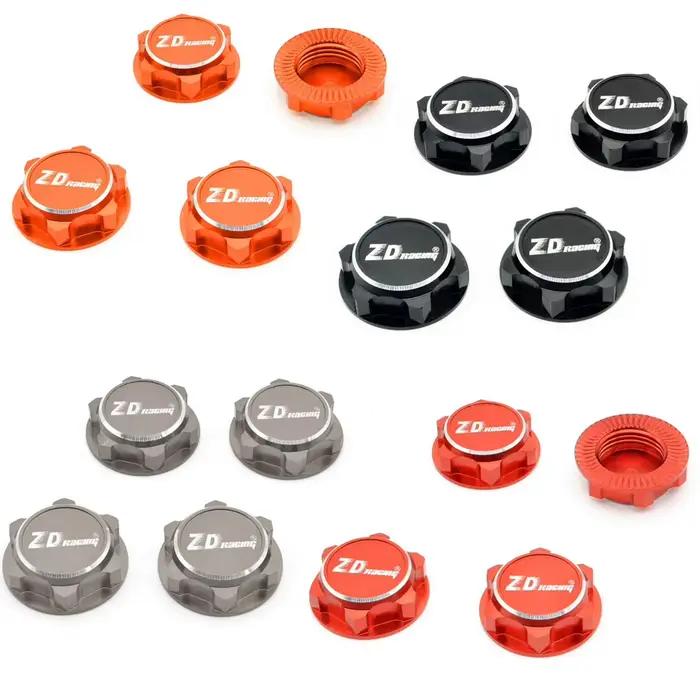 Écrous de roue hexagonaux en aluminium ZD Racing pour camion buggy Traxxas X-Maxx Summit E-Revo voitures RC occasions spéciales