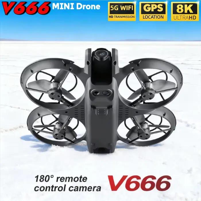 Drone professionnel 4K Lenovo V666 MINI 2026 avec WiFi 5G