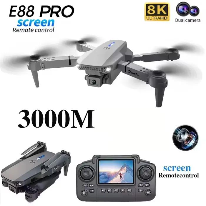 E88PRO Drone 8K 5G HD double caméra photographie aérienne télécommande écran d'affichage avion de contrôle quadrirotor