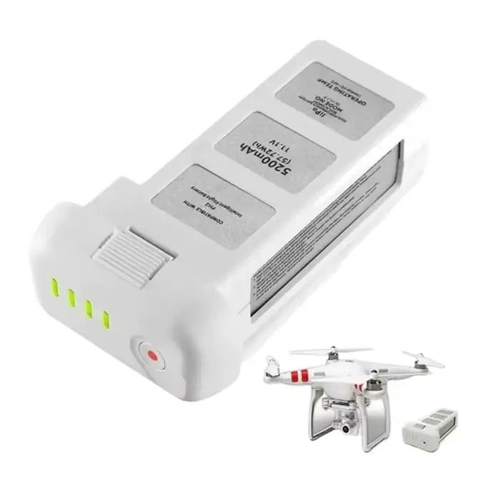 Nouvelles Batteries de Drone 11.1V 5200mAh Compatible avec DJI Phantom 2 2 Vision Vision Plus Haute Capacité Longue Durée de Vol Rechargeables Occasions Spéciales