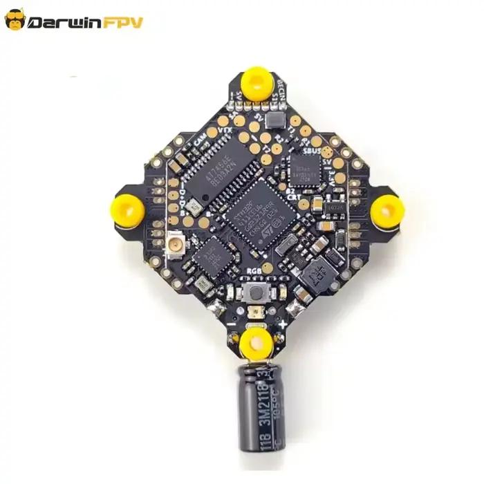 Contrôleur de vol DarwinFPV F411 ELRS AIO Whoop Blheli_S Betaflight F4 15A OSD BEC BL_S 1-3S 4-en-1 ESC pour drone RC FPV Racing