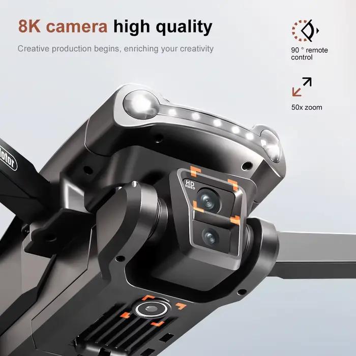 Drone Lenovo V198MAX 8K Professionnel FPV Brushless avec évitement d'obstacles laser pour vols stables et captures vidéo haute définition