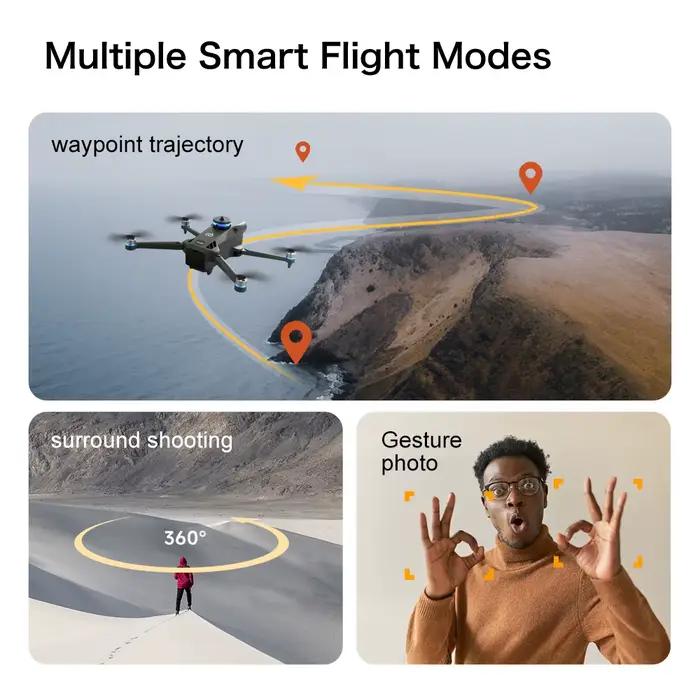 Drone GPS avec caméra professionnelle 8K