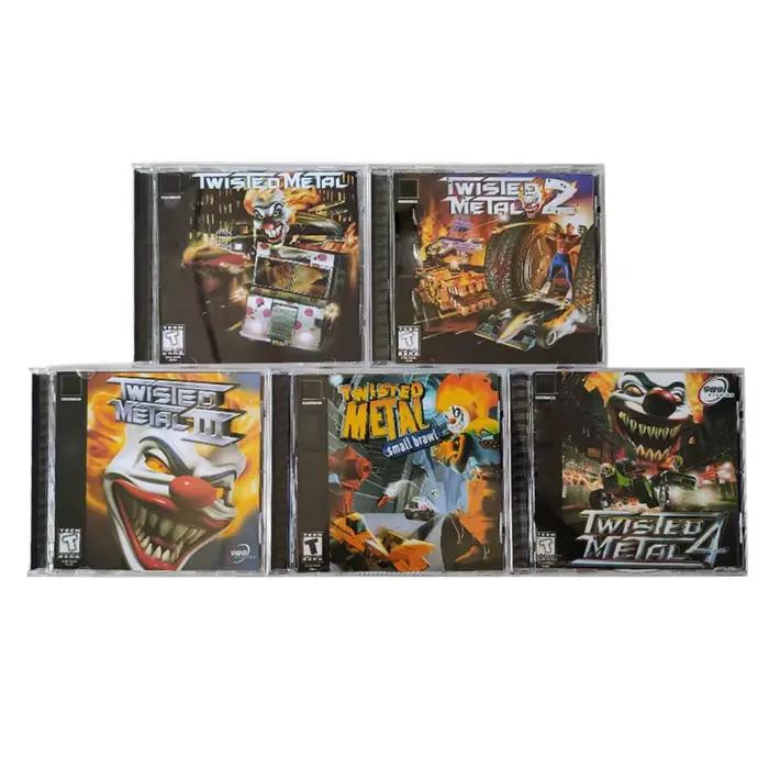 Disque de jeu PS1 Twisted Metal Series – Lecteur optique rétro pour console Station 2 – Pièces de jeu vidéo à lecture directe