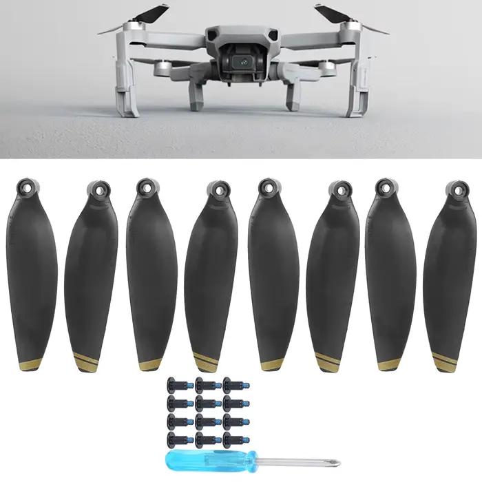 Hélices en EVA légères et résistantes pour Mavic Mini, 8 pièces avec vis et tournevis pour drônes, idéales pour les vols stables et précis, pour 14 ans et plus