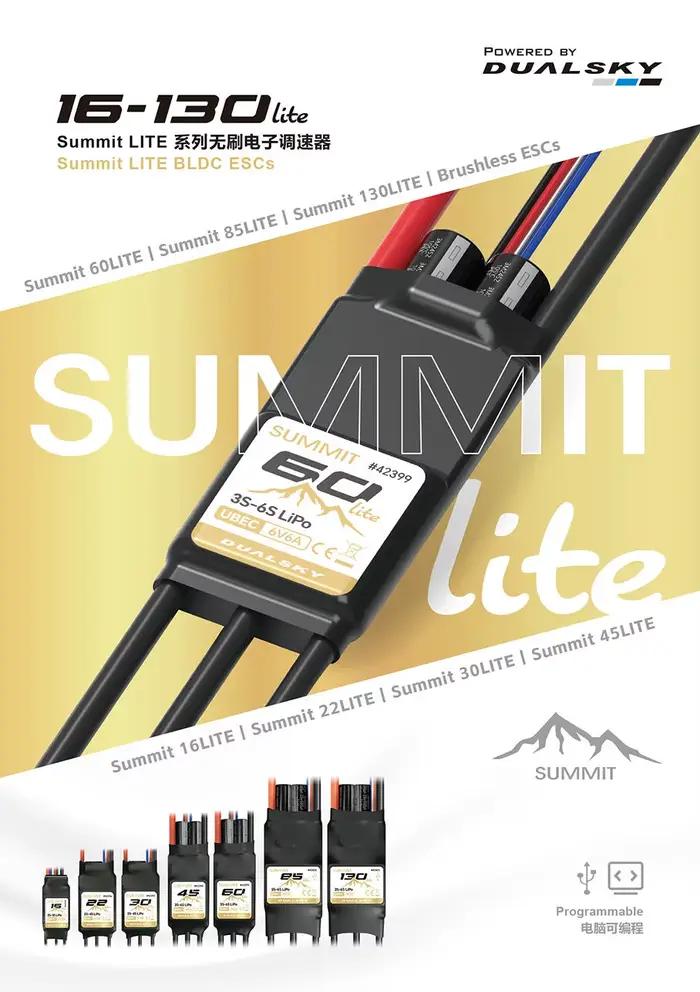DUALSKY SUMMIT 85/130LITE 85A/130A  3S-6S