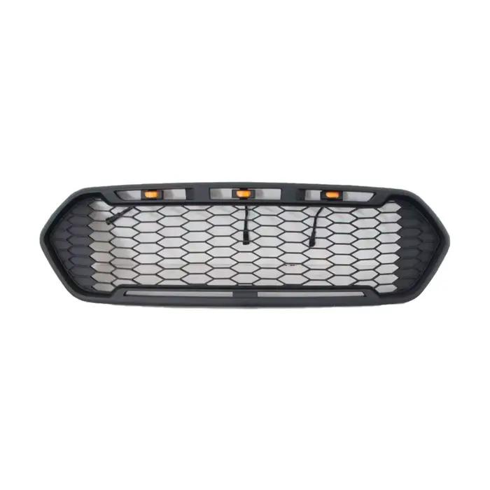 Pour les grilles Raptor personnalisées de Transit 246723   Calandre de radiateur de course avant, pour Transit Raptor Look, Grilles de pare-chocs principales 2018 2019 – 2021