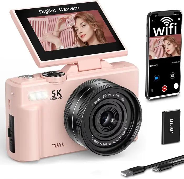 Camara de voyage Vlog compacte