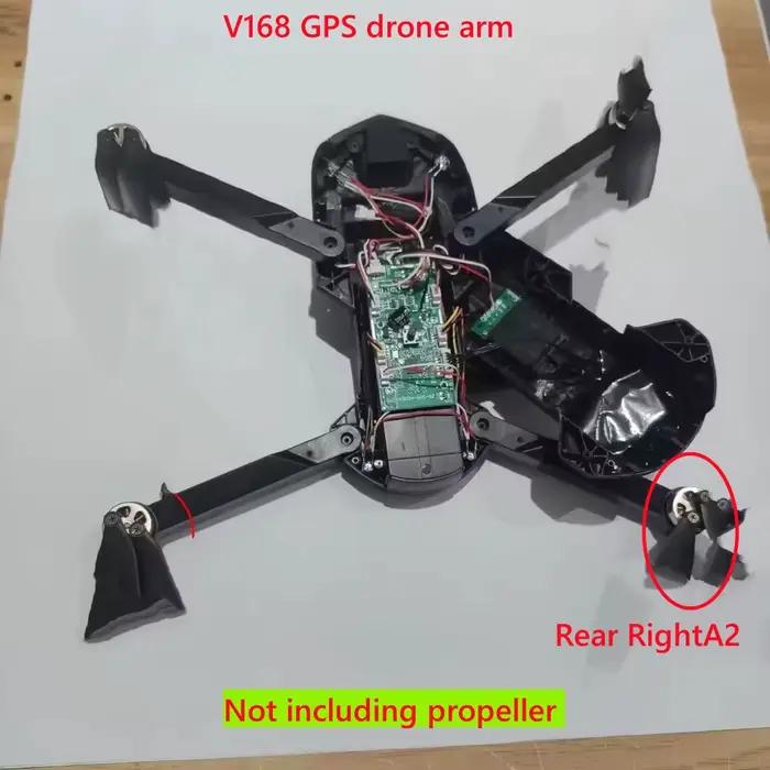 Bras de Drone JHD V168 Pro Max Moteur Sans Balais Bras de Drone GPS Origine V168 Bras de Drone Quadrirotor Drone V168 PRO Bras Occasions Spéciales