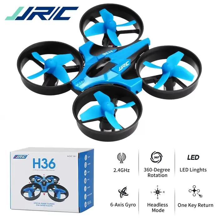 JJRC H36 Mini Rc 2.4G Drone 6 axes Mode sans tête UAV Évitement de collision Hélicoptère 360 ° Jouets pour garçons