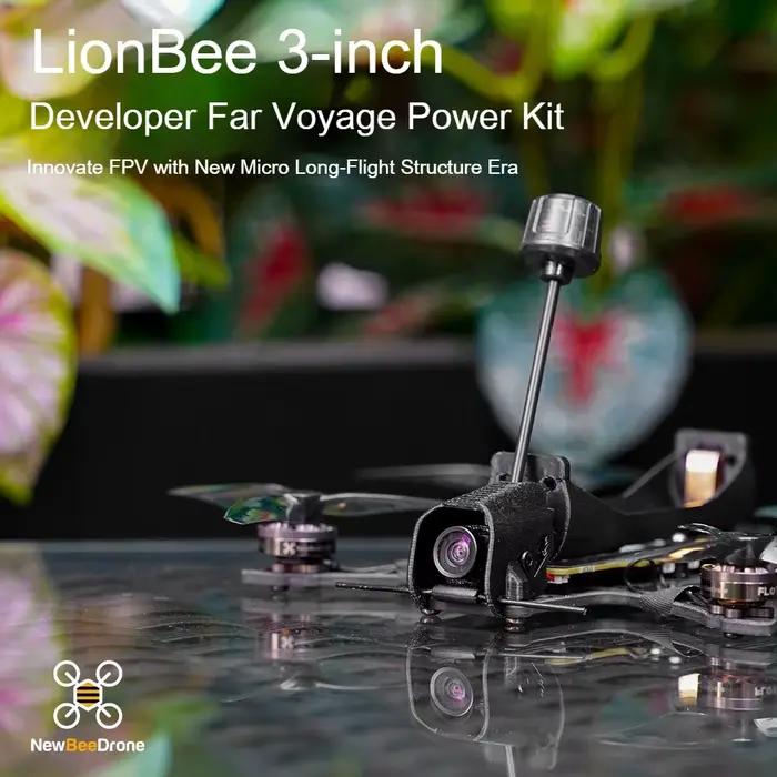 Nouveau Drone FPV RC LionBee 3 pouces AT32F435 avec Kit Vidéo Analogique Longue Portée et Moteur 1202 11420KV pour Quadricoptère RC