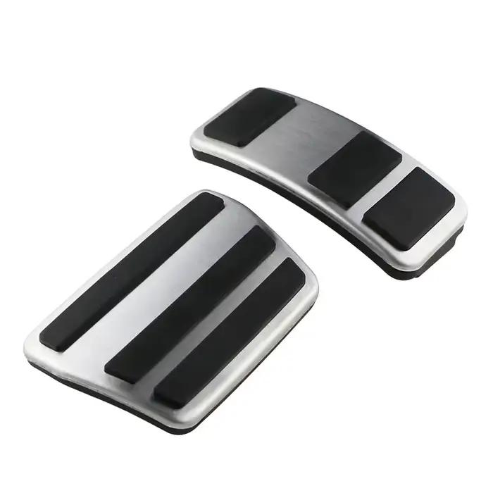 Pédales de voiture pour Ford Fiesta MK8 2013-2023 Ecosport 2012 - 2023 Puma 2019 - 2023 accessoires de couverture de pédale de frein à gaz en acier inoxydable