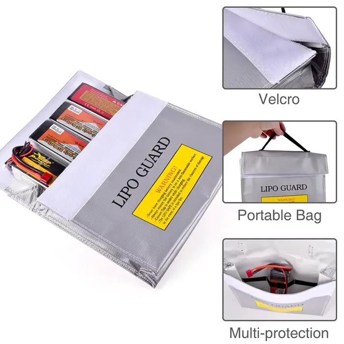 Lipo garde sac de sécurité ignifuge antidéflagrant Portable