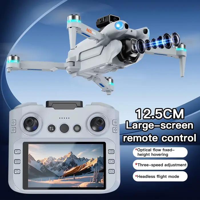 Nouveau Drone 4K professionnel 8K caméra aérienne FPV évitant des obstacles avec grand écran télécommande pliant RC Drone